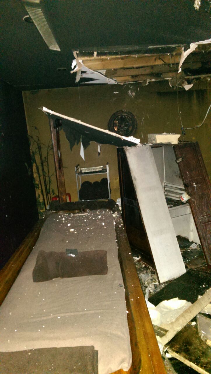 Ayurvedic Treatment Room Fire